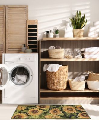 Esencia Sunflowers 1'11"x4'11" Runner Area Rug