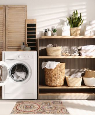 Esencia Basket Circles 2'x2'10" Area Rug