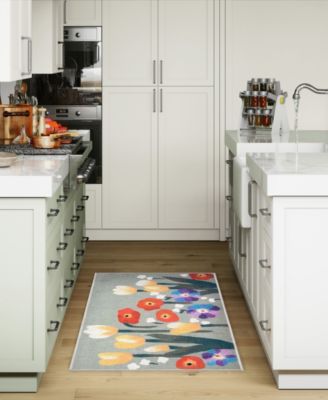 Liora Manne Impressions Le Jardin Rug Collection In Green
