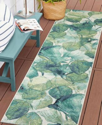 Marina Lotus 1'11"x7'6" Runner Area Rug