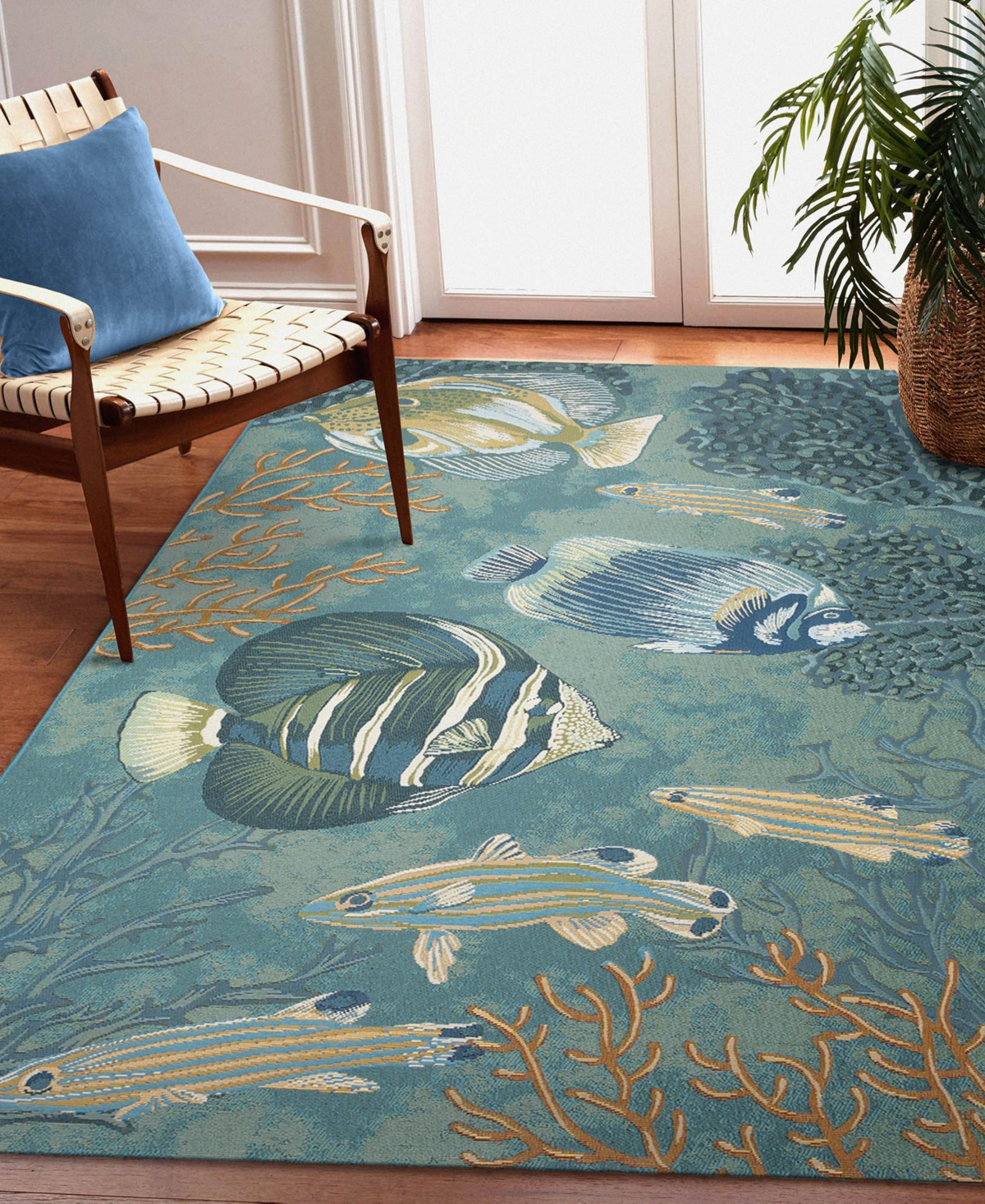 Liora Manne' Marina Fish 3'3"x4'11" Area Rug