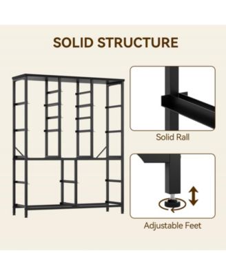 1Pc Fabric/Metal (with wooden top) 15-Drawer Tall Storage Dresser Organizer Cabinet