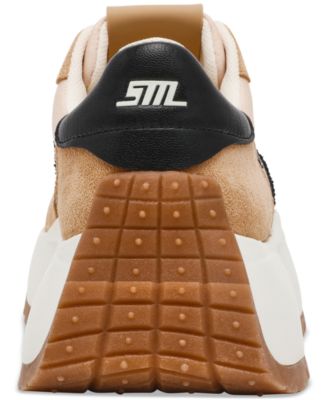 【Steve Madden】Supercampo 海外限定 SUPERCAMPO Silver Multi Women's Platform Low-Top Sneaker