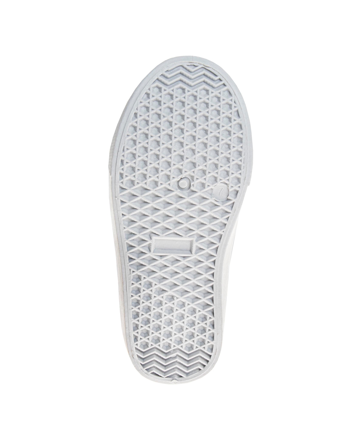 Laura Ashley Toddler Girls Hook And Loop Sneakers In White,glitter
