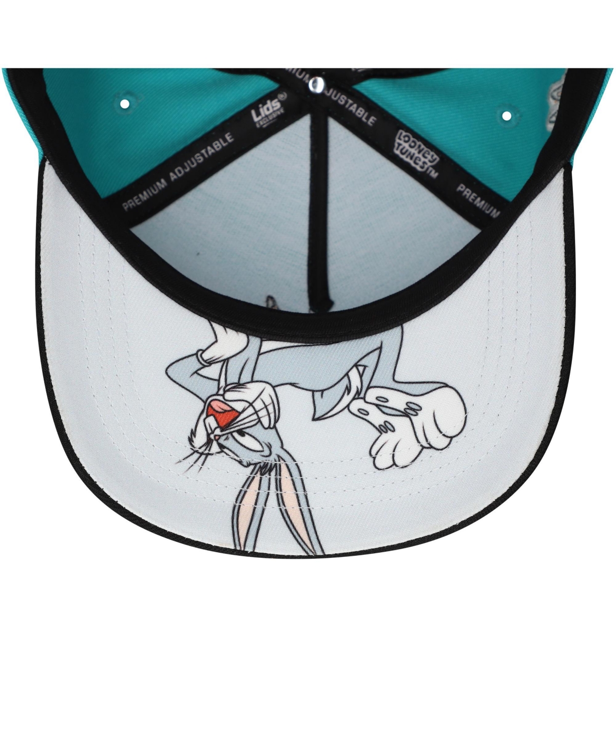 Lids Men's Teal Looney Tunes Bugs Bunny A-frame Adjustable Hat In Teal