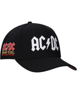 Lids - Men's Black AC/DC North American Tour 1979 A-Frame Adjustable Hat