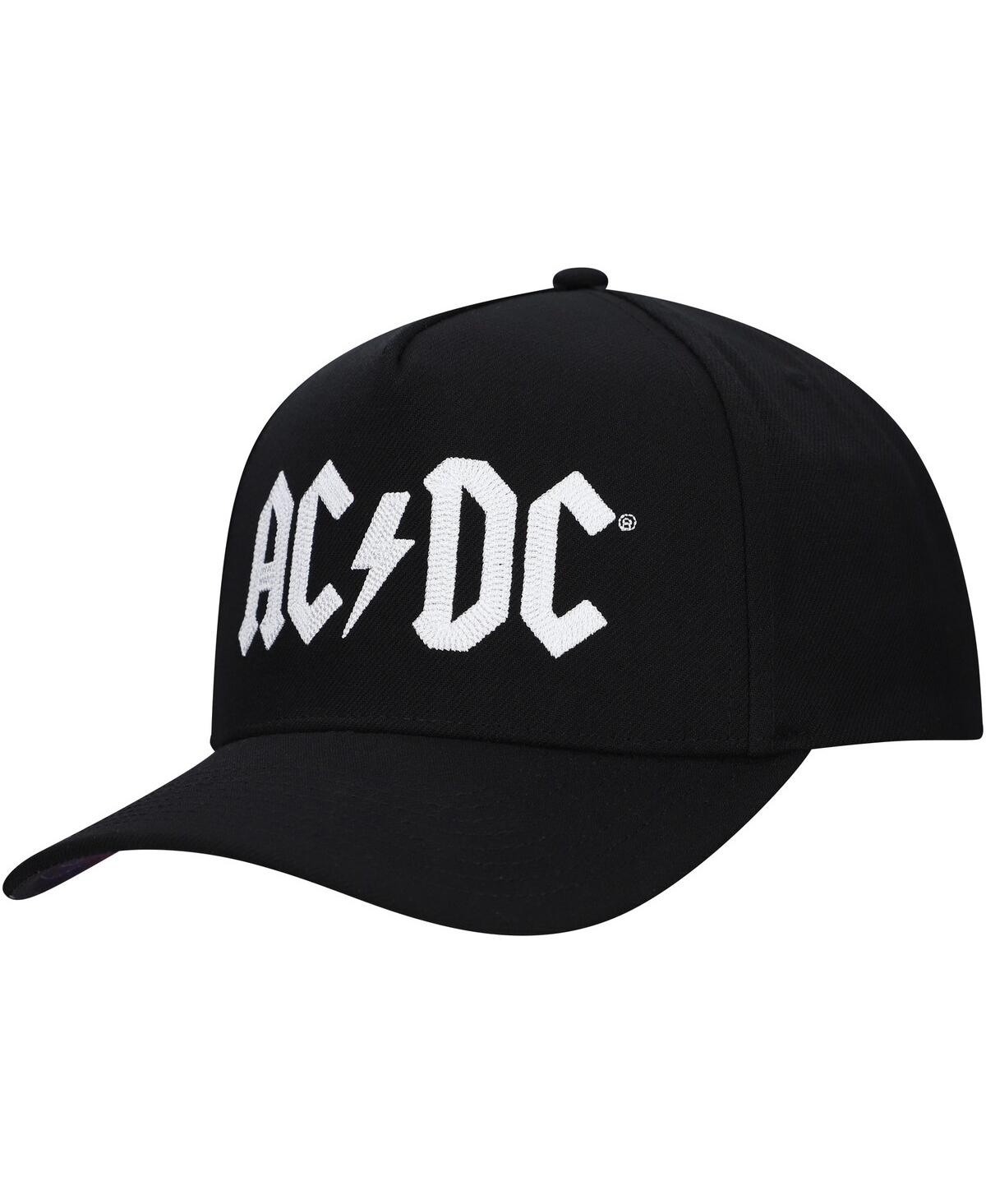 Lids Men's Black Ac/dc North American Tour 1979 A-frame Adjustable Hat In Black