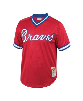 Men's Dale Murphy Red Atlanta Braves Cooperstown Collection Mesh Batting Practice Jersey