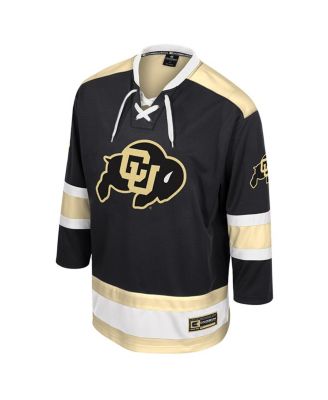 Men's Black Colorado Buffaloes Athletic Machine Fashion Hockey Jersey