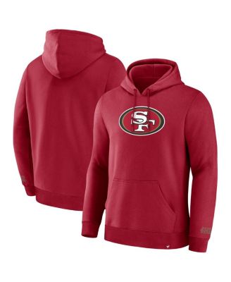 Fanatics - Men's Scarlet San Francisco 49ers Legacy Fleece Pullover Hoodie