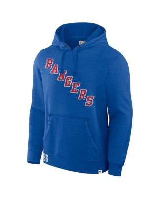 Fanatics - Men's Royal New York Rangers Decades Collection Tradition Fleece Pullover Hoodie