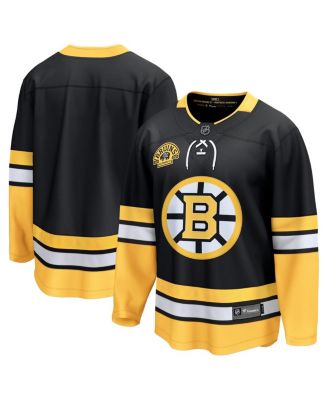 Fanatics - Men's Black Boston Bruins 100th Anniversary Premier Breakaway Jersey