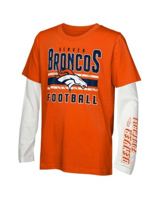 Outerstuff - Big Boys and Girls Denver Broncos In the Mix T-Shirt Combo Set