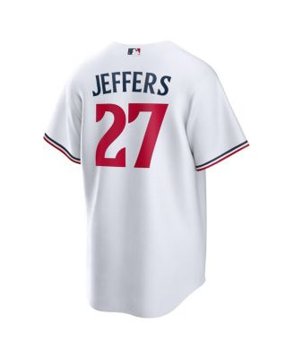Men's Ryan Jeffers White Minnesota Twins Home Replica Player Jersey