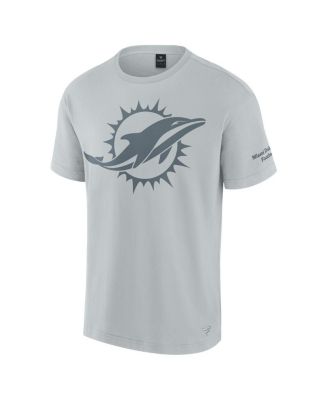 Men's and Women's Gray Miami Dolphins Elements Iconic T-Shirt