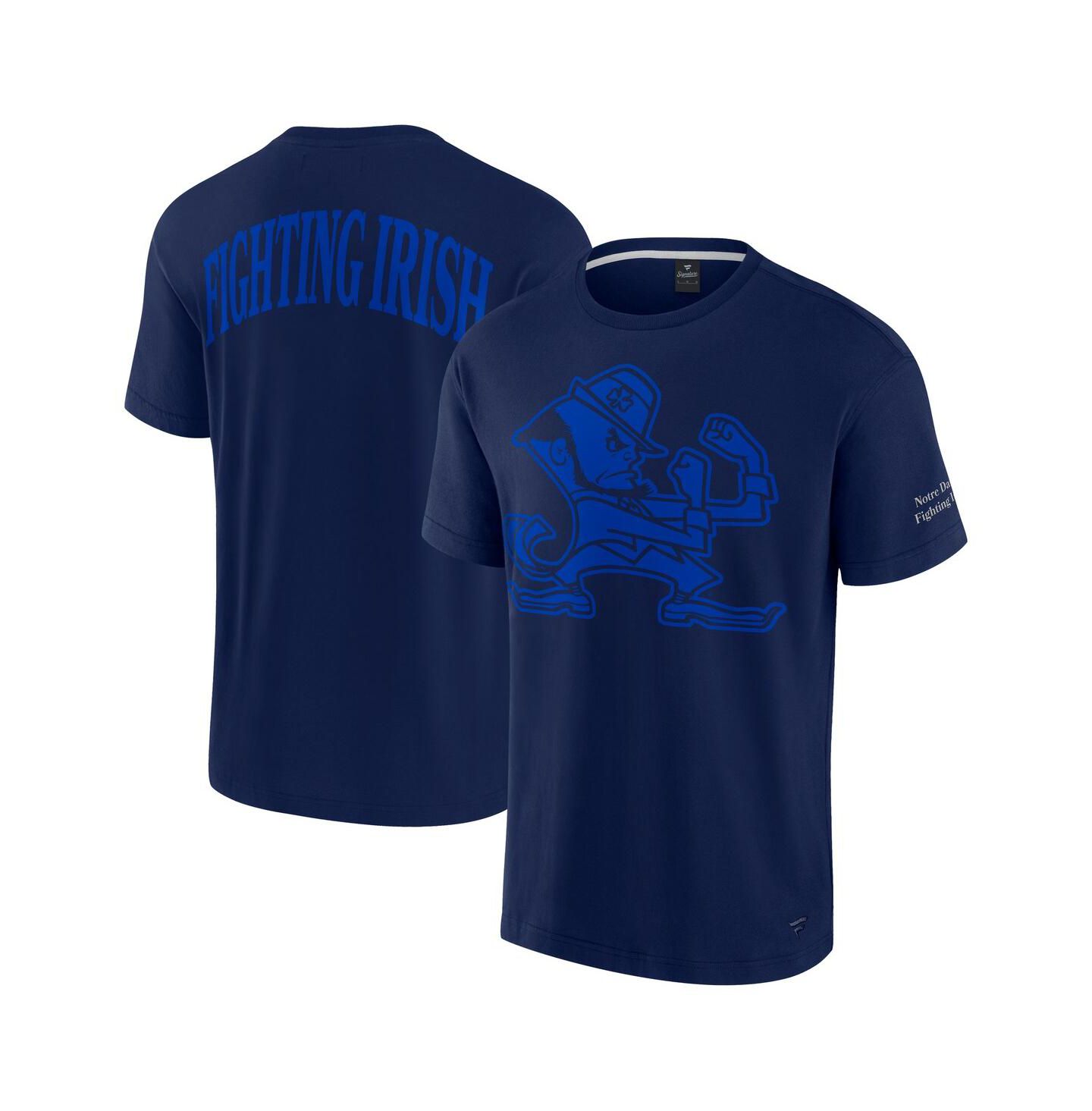 Мужская футболка Fanatics Navy Notre Dame Fighting Irish Iconic — фото 1