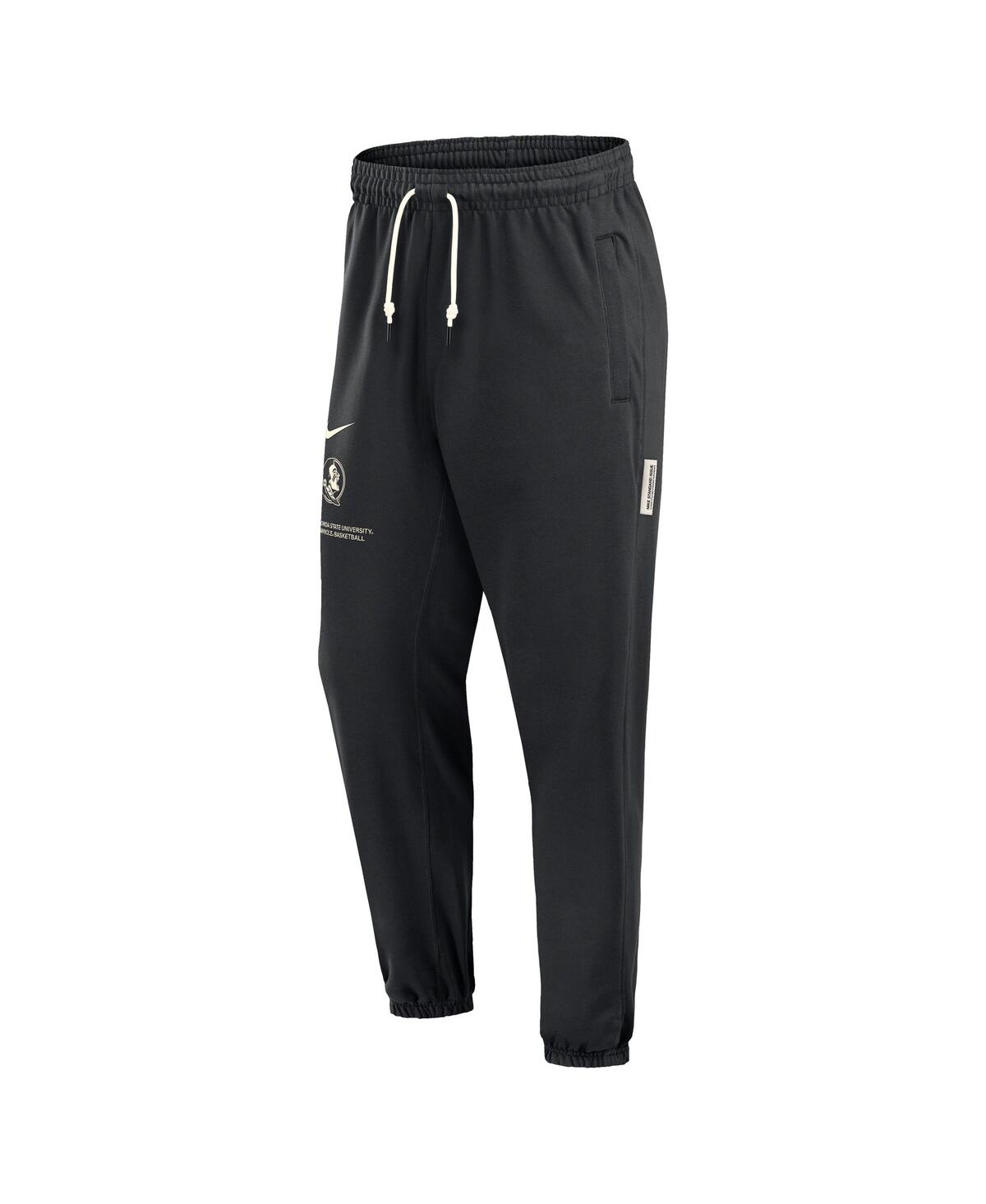 Nike Men's Black Clemson Tigers Basketball Travel Fleece Performance Pants In Black