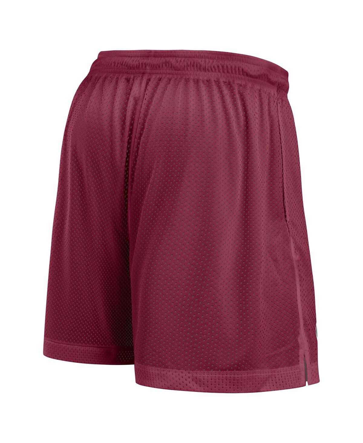 Nike Men's Garnet/heather Gray Florida State Seminoles Player Reversible Shorts In Garnet,heather Gray