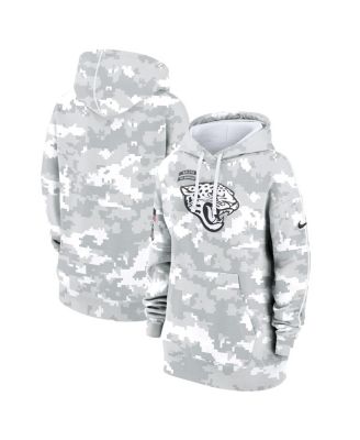Nike - Women's Arctic Camo Jacksonville Jaguars 2024 Salute To Service Club Fleece Oversized Pullover Hoodie
