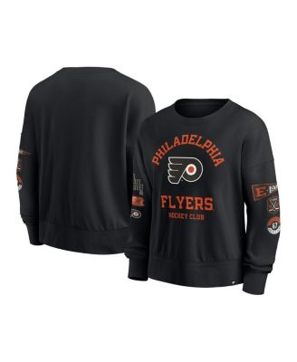 Fanatics - Women's Black Philadelphia Flyers Go Team Pullover Sweatshirt