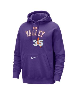 Men's Kevin Durant Purple Phoenix Suns 2024/25 City Edition Name Number Pullover Hoodie