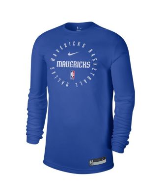 Men's Blue Dallas Mavericks 2024/25 Legend On-Court Practice Long Sleeve T-Shirt