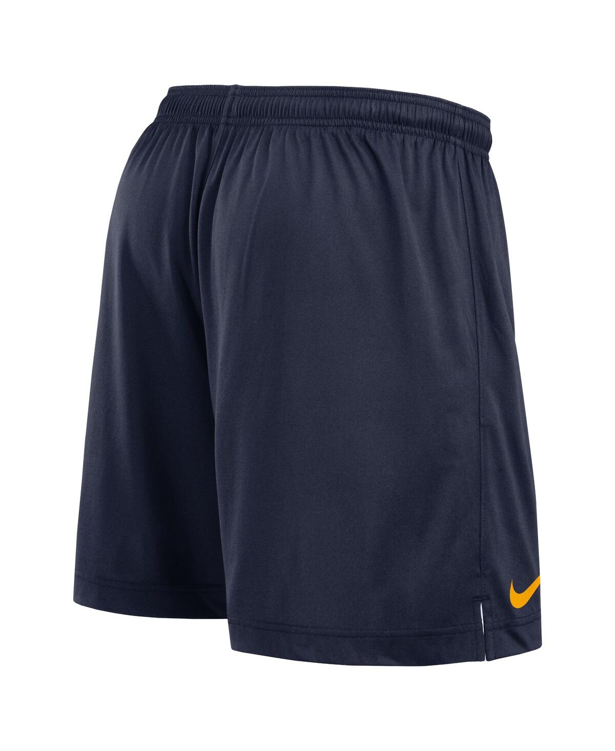 Nike Men's White/navy West Virginia Mountaineers Primetime Reversible Performance Shorts In White,navy