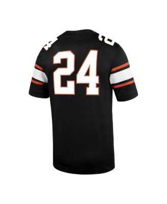 Men's 24 Black Oklahoma State Cowboys Untouchable Football Jersey