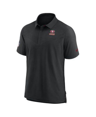 Men's Black San Francisco 49ers 2022/23 Sideline Lockup Performance Polo