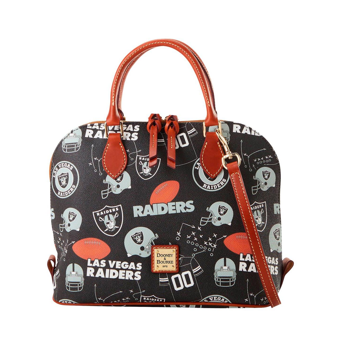 Женская сумка Dooney & Bourke Las Vegas Raiders Game Day Zip Satchel — фото 1