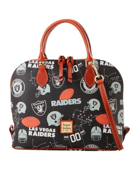 Женская сумка Dooney & Bourke Las Vegas Raiders Game Day Zip Satchel