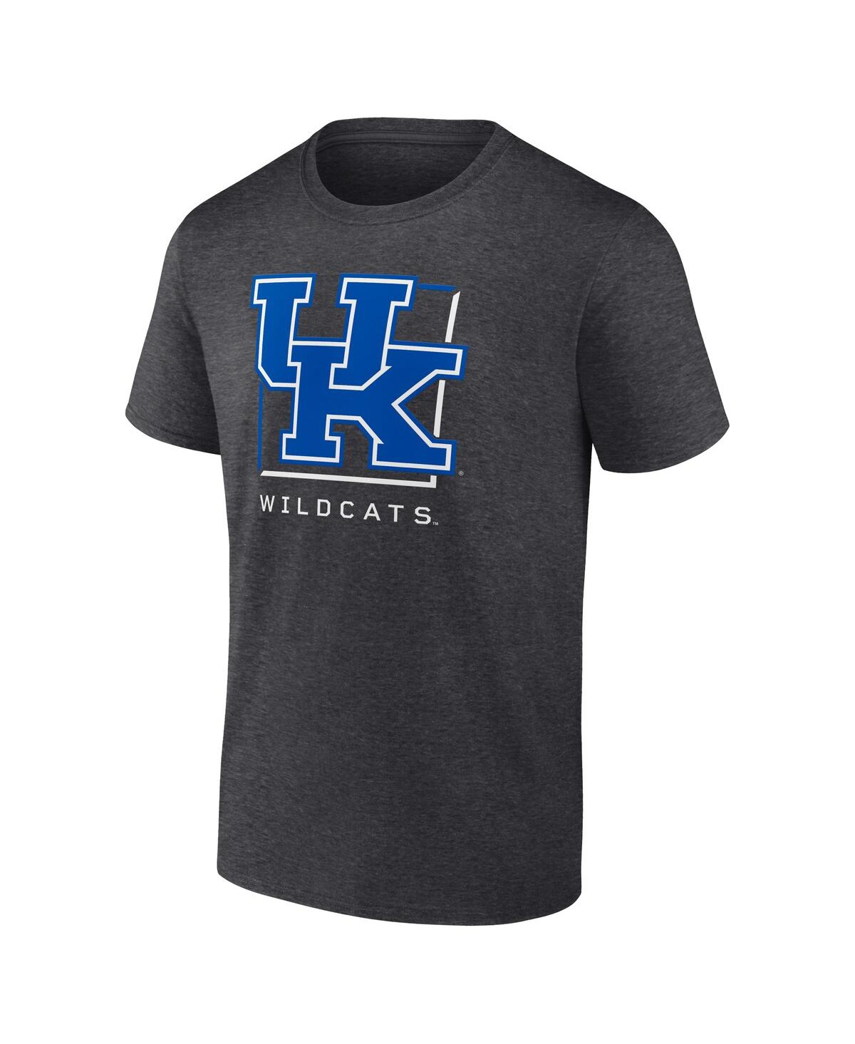 Fanatics Men's Charcoal Kentucky Wildcats Fundamentals Halved Team T-shirt In Charcoal