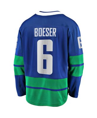 Men's Brock Boeser Blue Vancouver Canucks Premier Breakaway Player Jersey