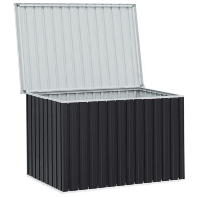 Storage Box Anthracite Galvanized steel, plastic Large