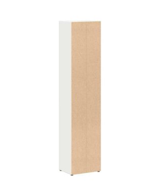 CD Cabinets 2 pcs White 8.3"x6.3"x36.8" Engineered Wood