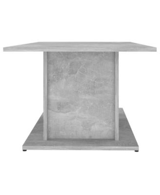 Coffee Table Concrete Gray 40.2"x21.9"x15.7" Engineered Wood