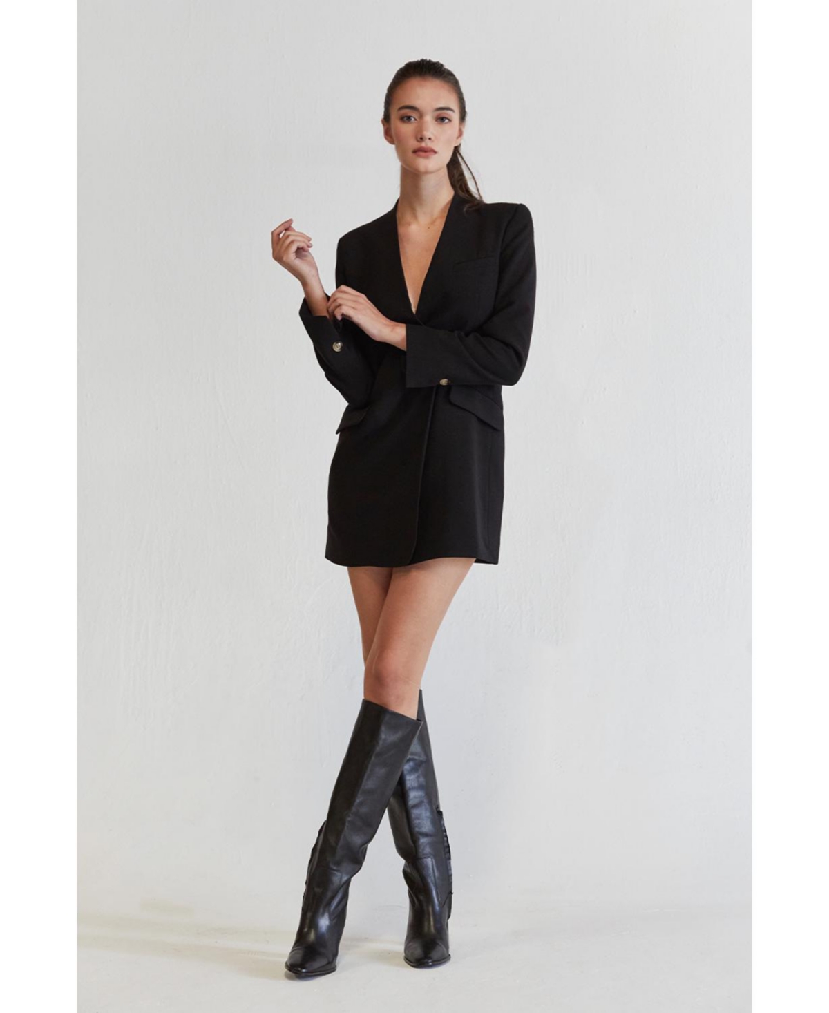 Women's Natalia Blazer Dress - Black