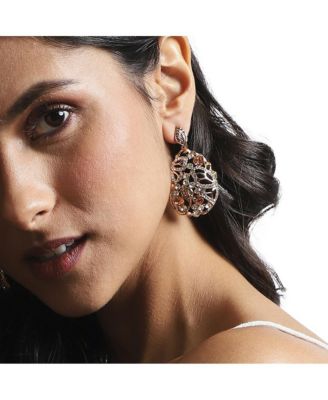 Abstract Leaf Drop Earrings