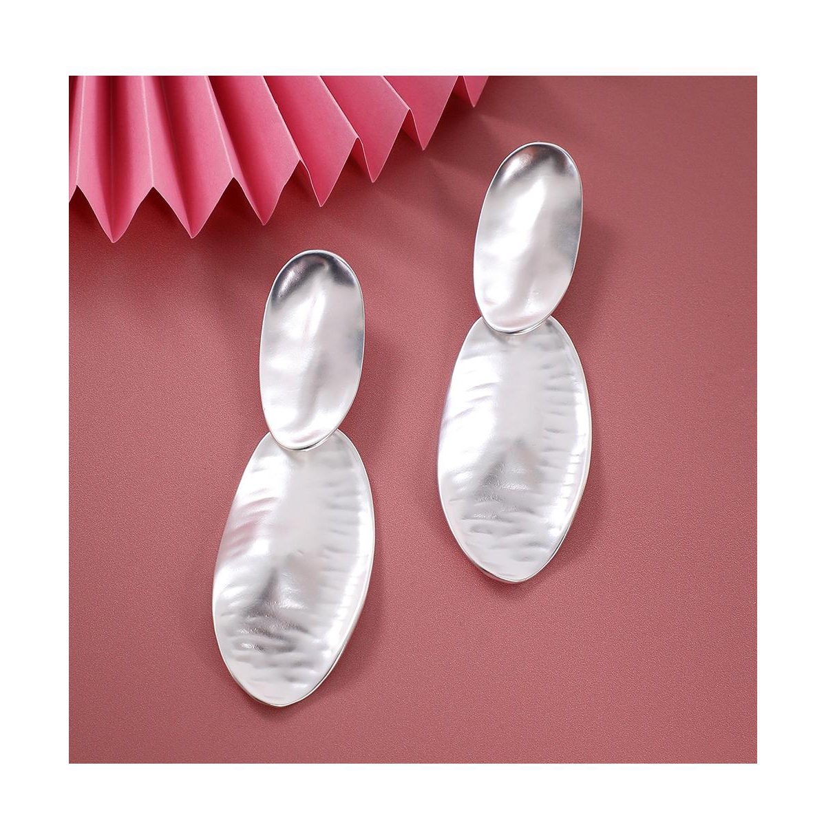 Oblong Drop Earrings