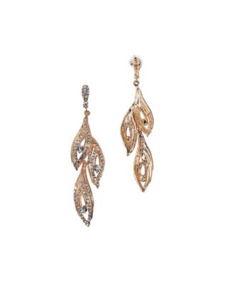 Rhinestone Eyes Drop Earrings