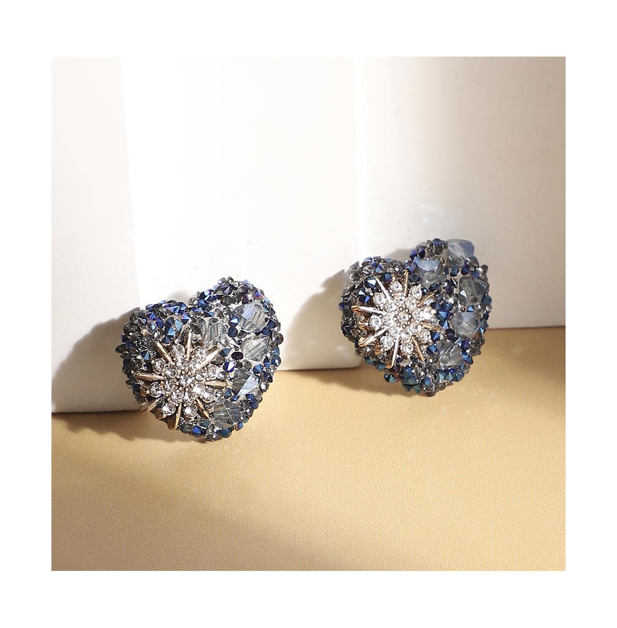 Flora Heart Stud Earrings