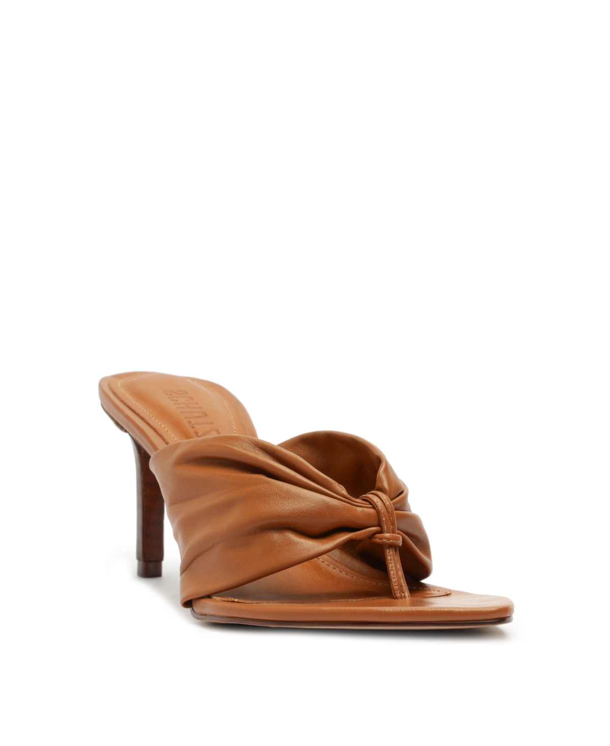 Shop Schutz Women's Lori Stiletto Heel Sandals In Brown