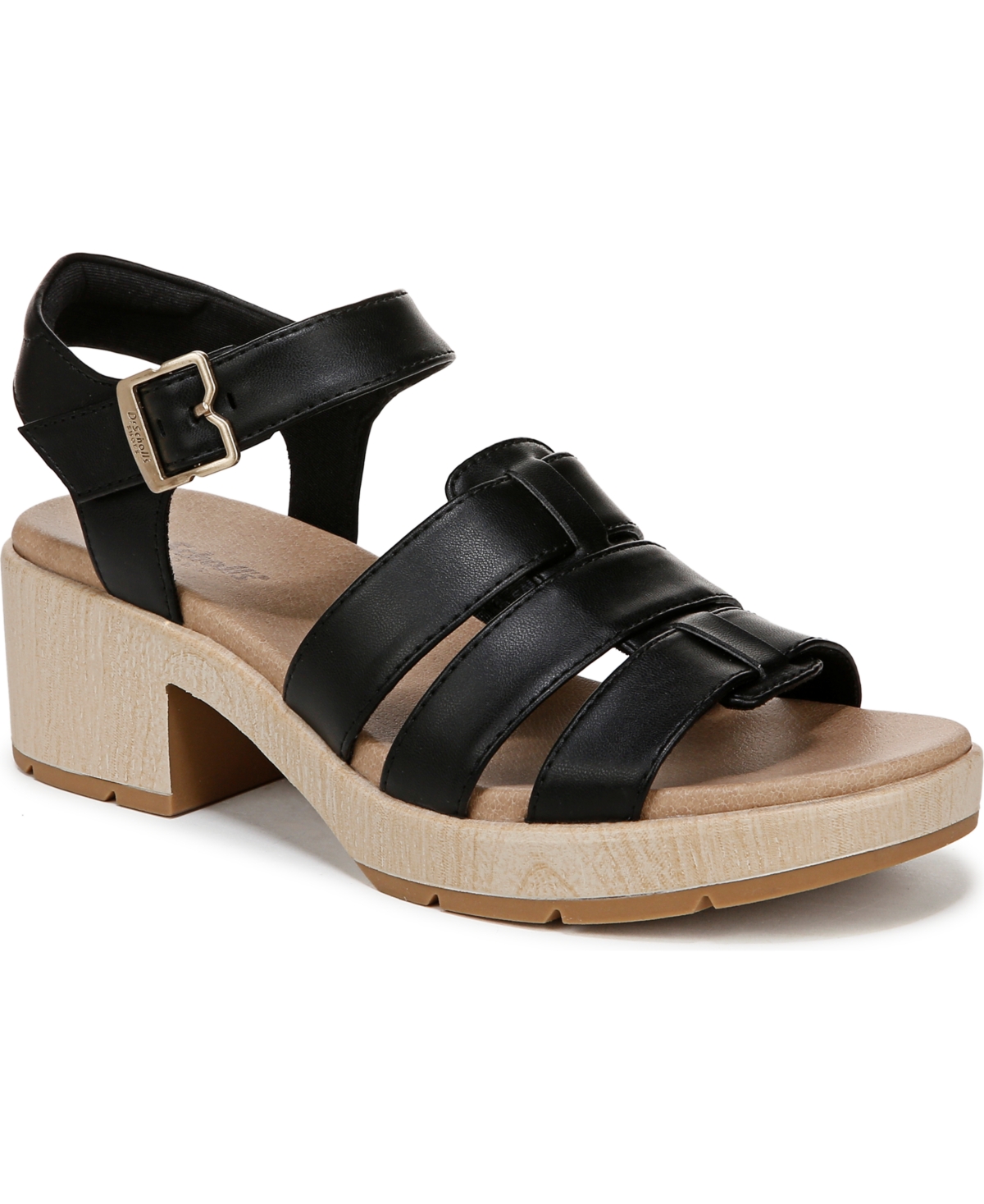 DR. SCHOLL'S WOMEN'S OH KAY BLOCK HEEL DRESS SANDALS 