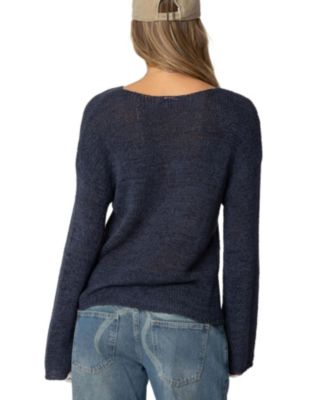 Women's Drop Shoulder Light Knit Sweater