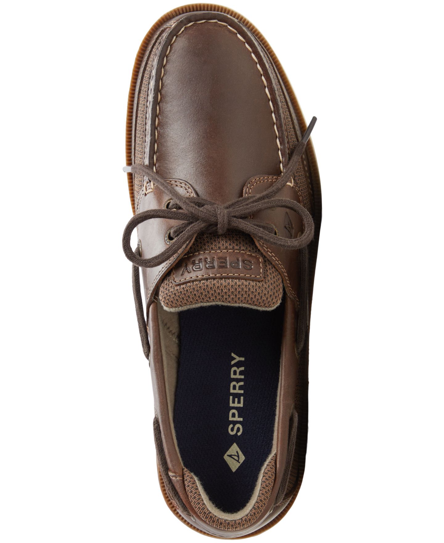 Обувь Sperry Men's Surveyor 2-Eye Boat Shoe, цвет: Тёмный коричневый — фото 4