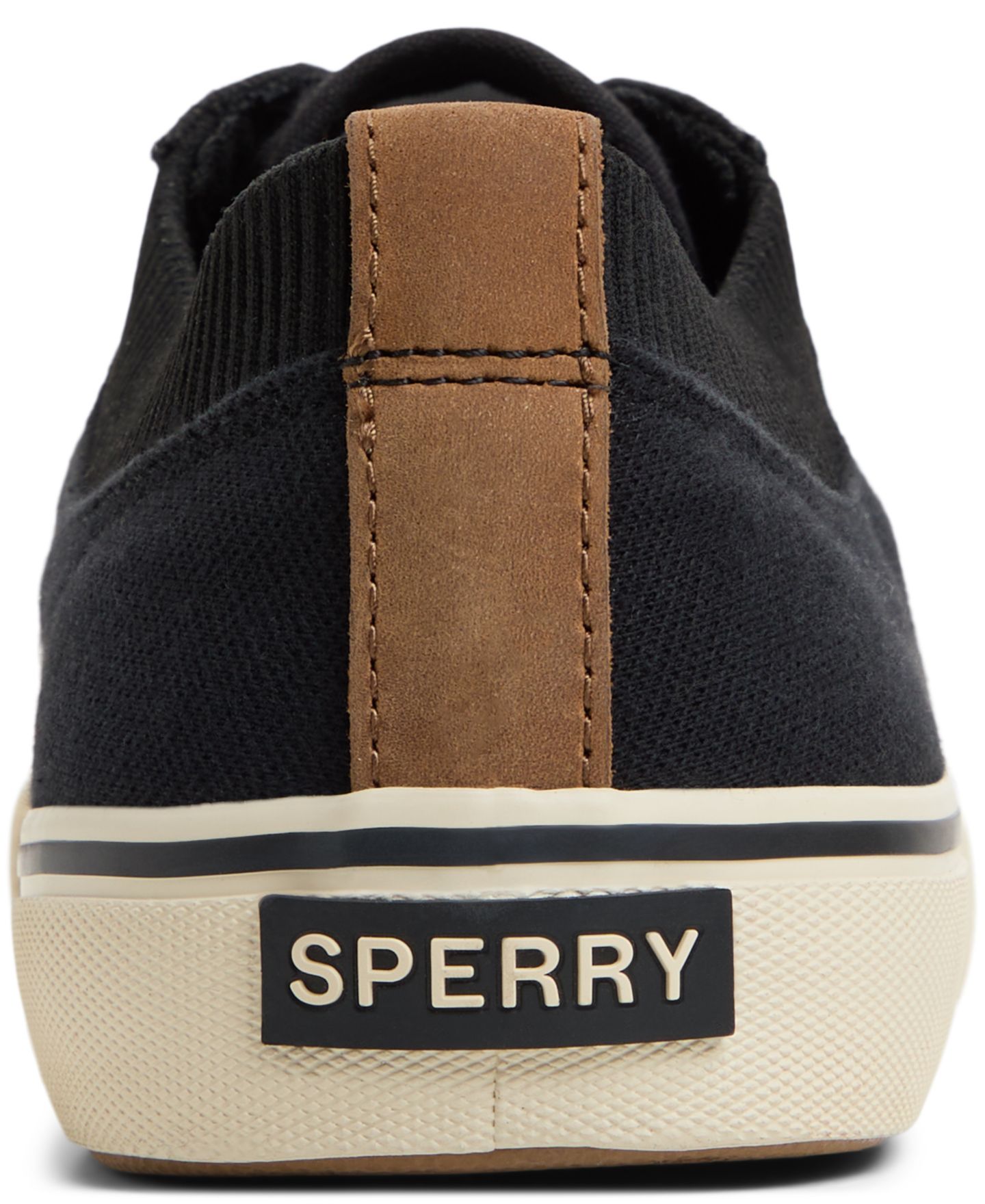 Мужские кроссовки Sperry Striper II CVO, цвет: Вязаный чёрный — фото 3