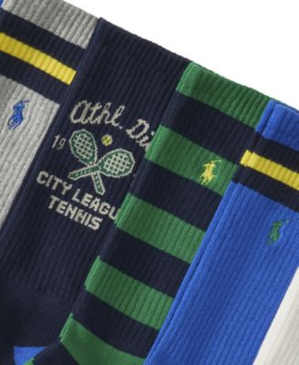 Men's 6-Pk. Athletic Club Bear Crew Socks
