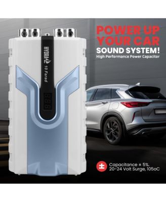 1.0 Farad Digital Power Capacitor, Blue Digital Display, 12-24V