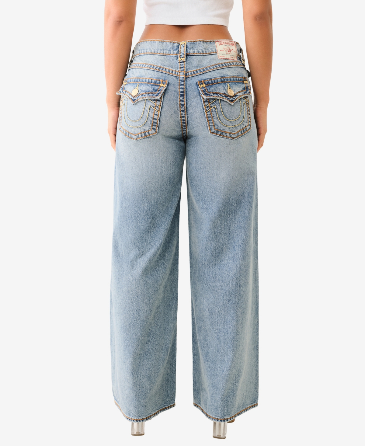 TRUE RELIGION WOMEN'S JESSIE SUPER T BAGGY JEANS 