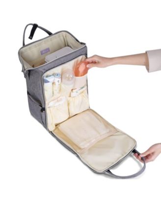 Wide Open Frame Diaper Bag Backpack